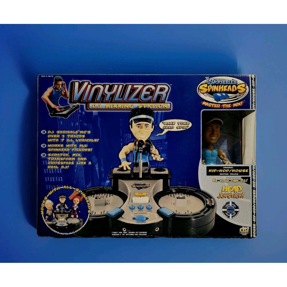 DJ Skribble's SPINHEADS ❤️❤ Hip Hop VINYLIZER DJ Mixing Station 2003 NRFB